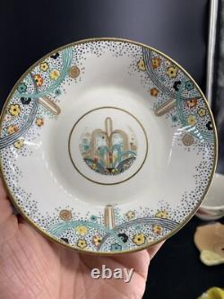 Antique PAREEK Les Fontaines 1925 Art Exhibition JOHNSON BROS Bowls Set Art Deco