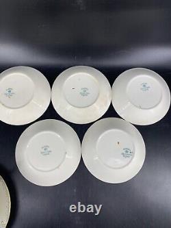 Antique PAREEK Les Fontaines 1925 Art Exhibition JOHNSON BROS Bowls Set Art Deco
