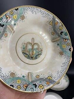 Antique PAREEK Les Fontaines 1925 Art Exhibition JOHNSON BROS Bowls Set Art Deco