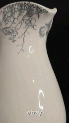 Antique Pitcher 1880's Rosedale Johnson Bros. England Semi- Porcelain