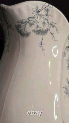 Antique Pitcher 1880's Rosedale Johnson Bros. England Semi- Porcelain