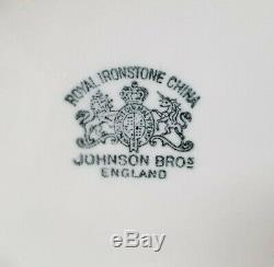 Antique Royal Ironstone China Large White Pitcher By Johnson Bros England 11