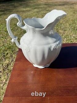 Antique Royal Ironstone China Wash Pitcher And Bowl Johnson Brothers England