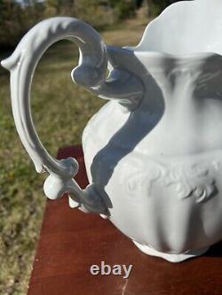Antique Royal Ironstone China Wash Pitcher And Bowl Johnson Brothers England