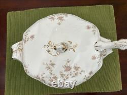 Antique Royal Semi Porcelain Covered Vegetable Dish Or Tureen Johnson Bros China
