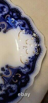 Antique Serving Platter- HUGE- The Blue Danube- Johnson Bros. England-15