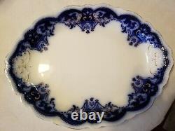 Antique Serving Platter- HUGE- The Blue Danube- Johnson Bros. England-15