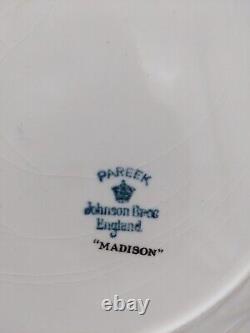Antique Set of 4 Pareek Johnson Bros. England MADISON, 10.5 Dinner Plates