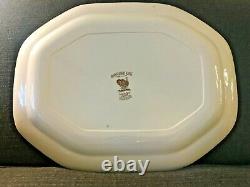 Antique Turkey Platter'Barnyard King' Johnson Bros Large Size 20.5 x 16