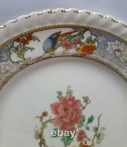 Antique Victorian Ceramic Plate Vintage English Johnson Bros England Crown Mark