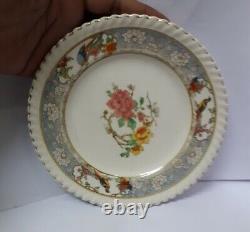 Antique Victorian Ceramic Plate Vintage English Johnson Bros England Crown Mark