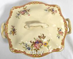 Antique Victorian JOHNSON BROS BOSCOMBE Pattern Serving Dish Tureen Brothers