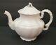 Antique Vintage Teapot White Semi-porcelain Johnson Bros England 8 X 10