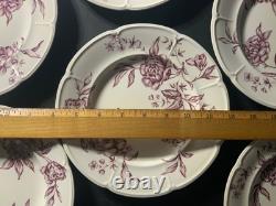 Antique Warwick Mulberry Johnson Bros. Set of Salad Plates (x8) England