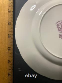 Antique Warwick Mulberry Johnson Bros. Set of Salad Plates (x8) England