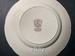 Antique Warwick Mulberry Johnson Bros. Set of Salad Plates (x8) England
