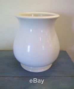 Antique White Ironstone Large Vase Jardiniere Jar Johnson Bros