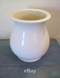 Antique White Ironstone Large Vase Jardiniere Jar Johnson Bros