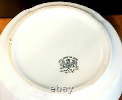 Antique White Ironstone Lidded Chamber Pot Johnson Brothers England Early 1900