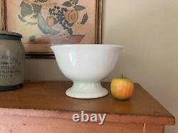 Antique White Royal Ironstone China Pedestal/Footed Bowl Johnson Bros. England