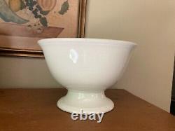 Antique White Royal Ironstone China Pedestal/Footed Bowl Johnson Bros. England