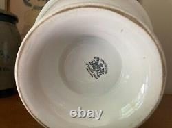 Antique White Royal Ironstone China Pedestal/Footed Bowl Johnson Bros. England