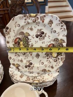Autumn Delight by Johnson Bros. ESTATE SET 51 Pieces of Vintage Dinnerware