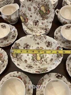 Autumn Delight by Johnson Bros. ESTATE SET 51 Pieces of Vintage Dinnerware
