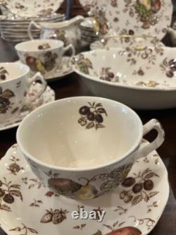 Autumn Delight by Johnson Bros. ESTATE SET 51 Pieces of Vintage Dinnerware