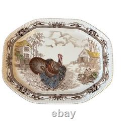 Barnyard King Turkey Platter Johnson Bros. Beautiful Condition