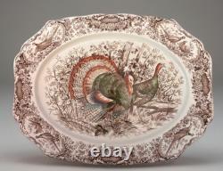 Best! Johnson Bros Wild Turkey Windsor Ware Native American 20 X 16 Platter