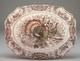 Best! Johnson Bros Wild Turkey Windsor Ware Native American 20 X 16 Platter