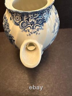 Blue Johnson Brothers Heritage Hall 4411 Coffee Pot, STUNNING