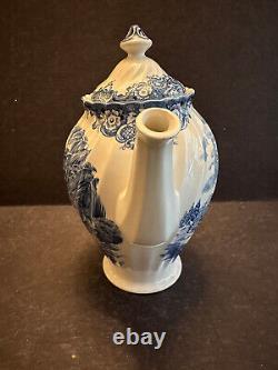 Blue Johnson Brothers Heritage Hall 4411 Coffee Pot, STUNNING