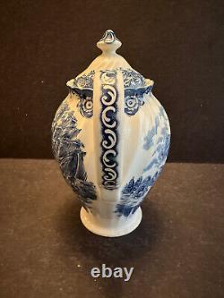 Blue Johnson Brothers Heritage Hall 4411 Coffee Pot, STUNNING