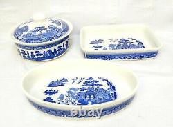 Blue Willow Cookware Johnson Bros. England 4 Pc Set