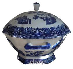 Blue Willow Tureen Johnson Bros Made In England