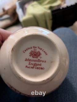 Castle on the Lake Vintage Dishes by Johnson Bros England