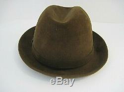 Classic Herbert Johnson for Brooks Brothers Hat Brown Size 7 1/4 Made In England