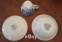 Coaching Scenes By Johnson Brothers China Blue Set Of 72