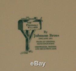 Complete Set, Johnson Bros. Friendly Village Earthenware-reduced