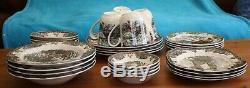 Complete Set, Johnson Bros. Friendly Village Earthenware-reduced