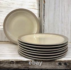 DEFECTIVE Johnson Bros England Hessian Stoare Dinner Plates Set of 8 Bro G3D