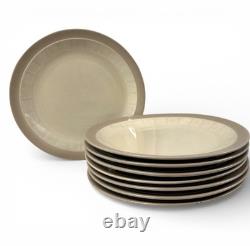 DEFECTIVE Johnson Bros England Hessian Stoare Dinner Plates Set of 8 Bro G3D