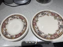 Devonshire Bros England Patn# 11857 4 Dishes, 4 Small Plates, 6 Bowls, Total 20