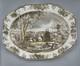 Early Original Johnson Brothers Friendly Village 20 Turkey Platter Pat Pending