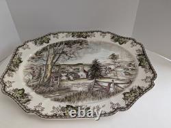 Excellent Johnson Brothers Friendly Village 20 Large Turkey Platter England