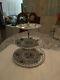 Exquisite Johnson Bros Indies 3-tiered Tray Blue And White