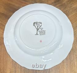 FRIENDLY VILLAGE Set of 6 Dinner Plates Johnson Brothers England School House
