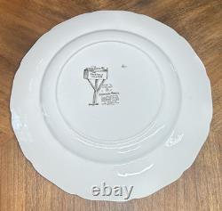 FRIENDLY VILLAGE Set of 6 Dinner Plates Johnson Brothers England School House
